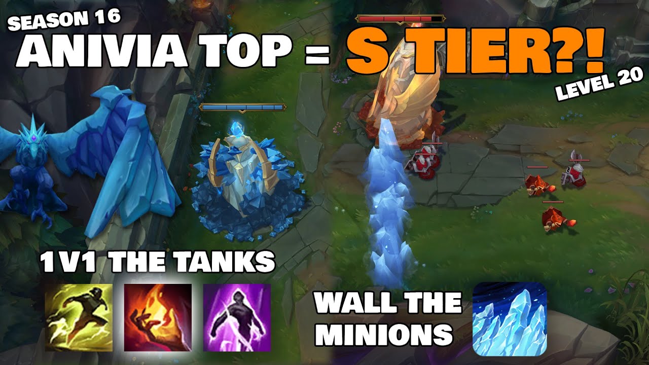ANIVIA TOP IS S TIER - S16 NO TEAR NO ROA (5 MIL OTP)