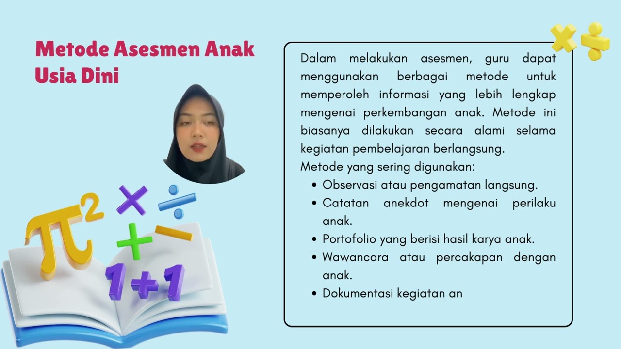 PRAKTIK EVALUASI DAN ASSESMEN DALAM PENDIDIKAN ANAK USIA DINI