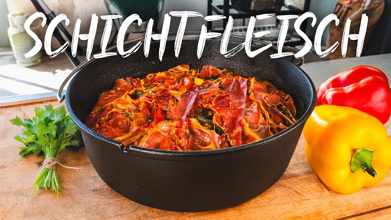 Zo maak je Schichtfleisch in een Dutch Oven op de BBQ! 🥘