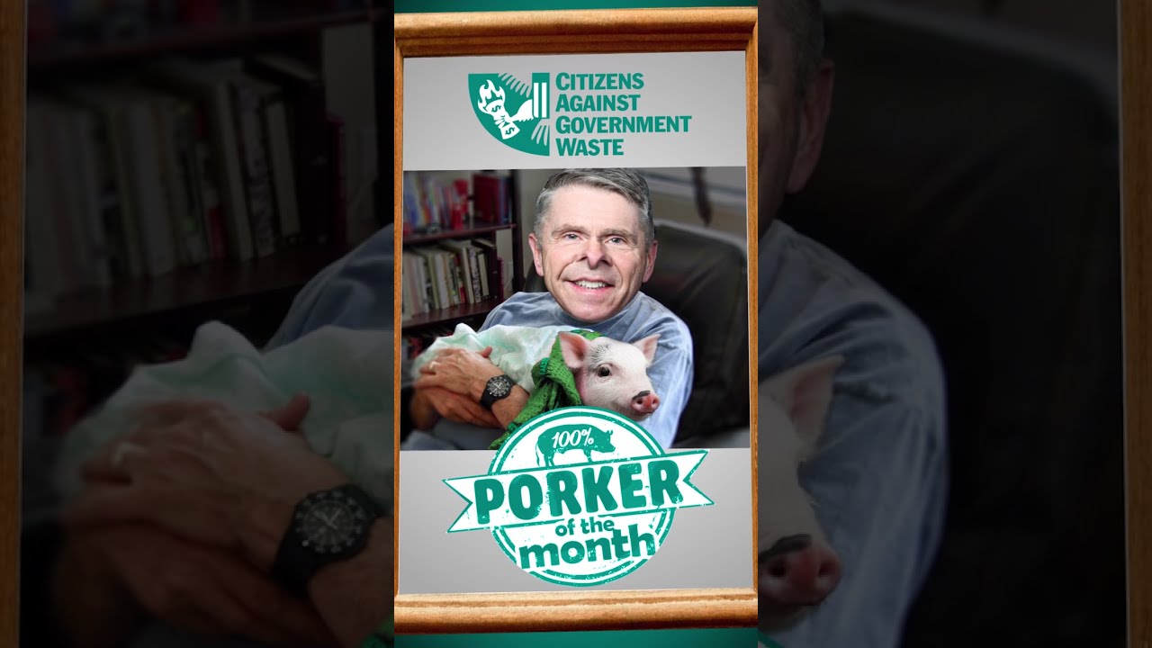 Citizens Against Government Waste Names Rep. Rob Wittman July 2023 Porker of the Month