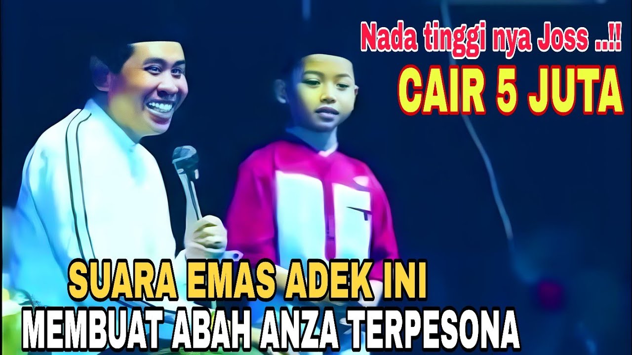 CAIR JUTAAN RUPIAH..!! SUARA EMAS ADEK INI MEMBUAT ABAH ANZA TERPESONA