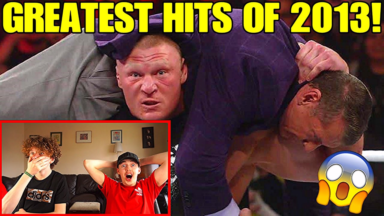 WWE GREATEST HITS OF 2013 REACTION!