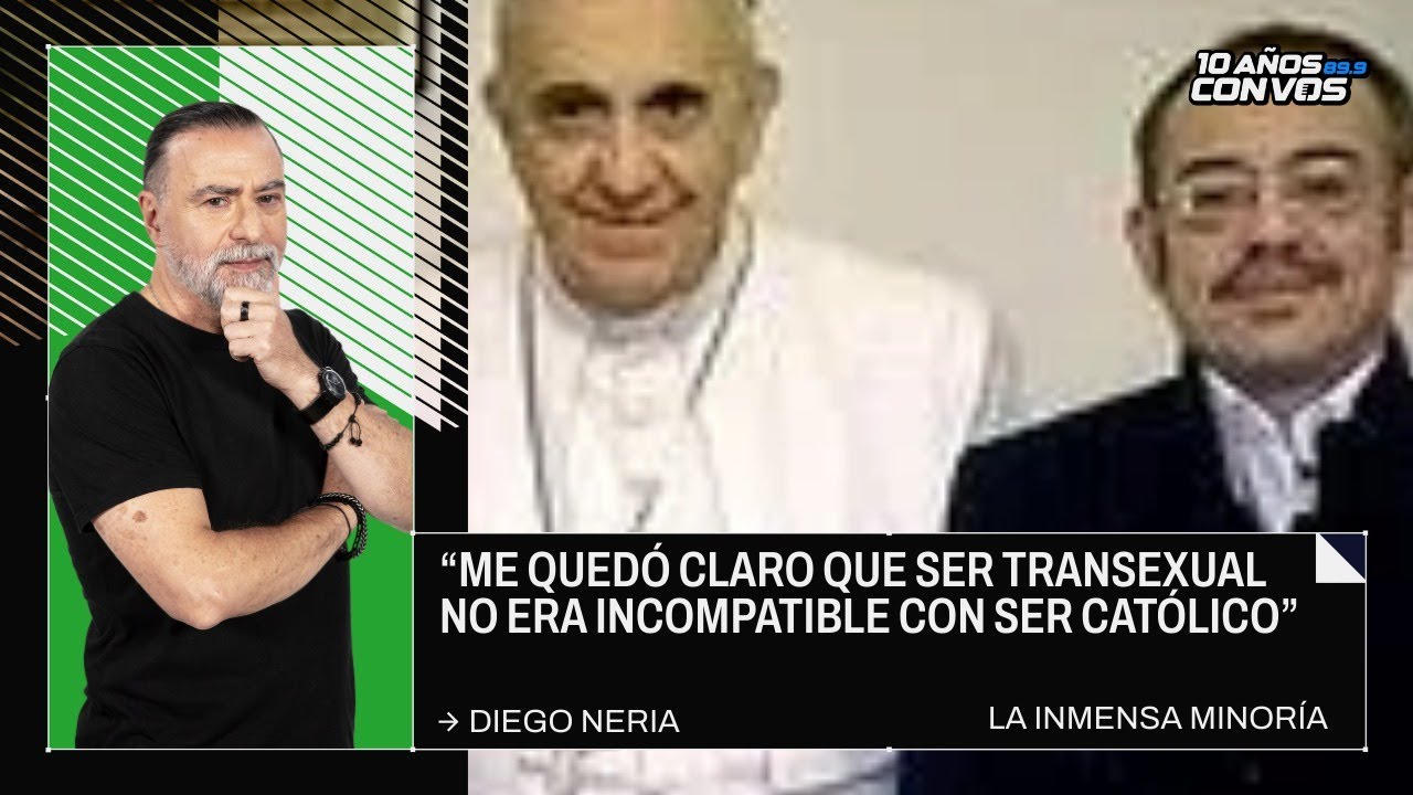 Diego Neria, el primer trans que recibió el Papa Francisco