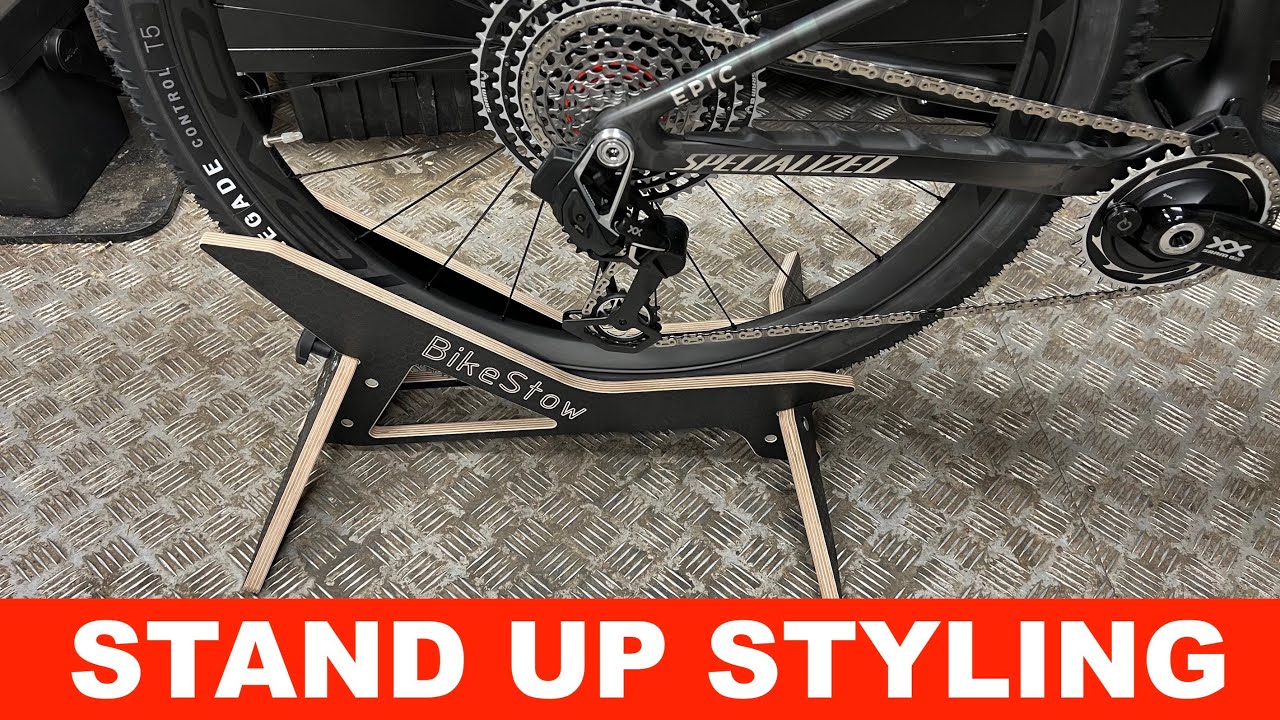 Bike Stow Stance - Super Stylish Handmade Bike Holder