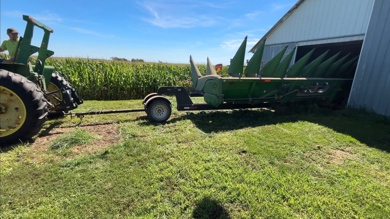 Replacing stock roll drive shafts on the cornhead
