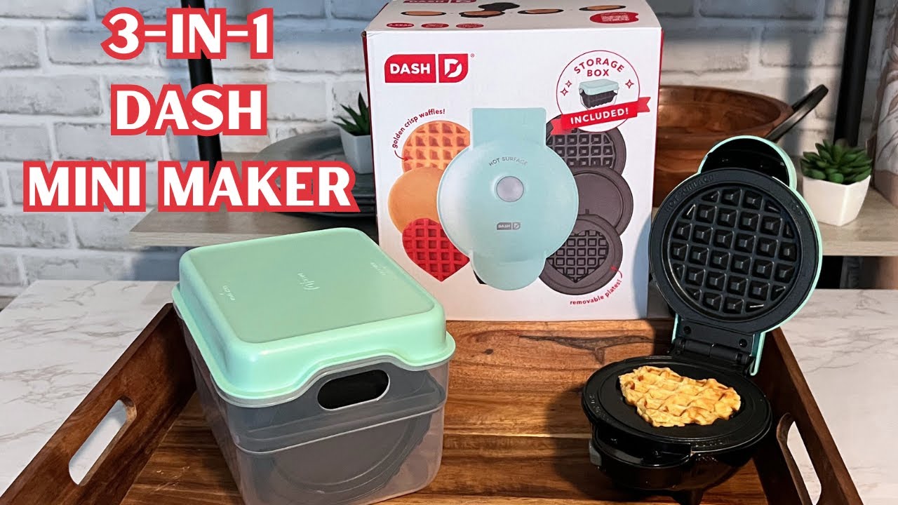 Dash Multi-Plate Mini Maker Review - 3 Mini Makers in 1