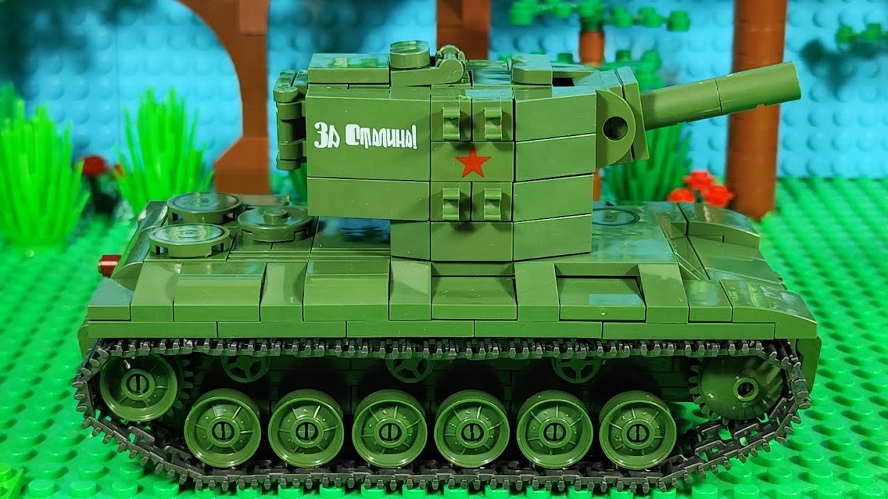 Обзор на КВ-2 от Quan Guan. Лего КВ-2