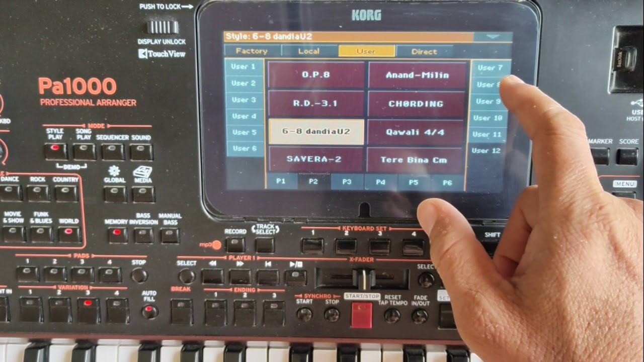 Adding Western Variation to classical style in Korg PA series