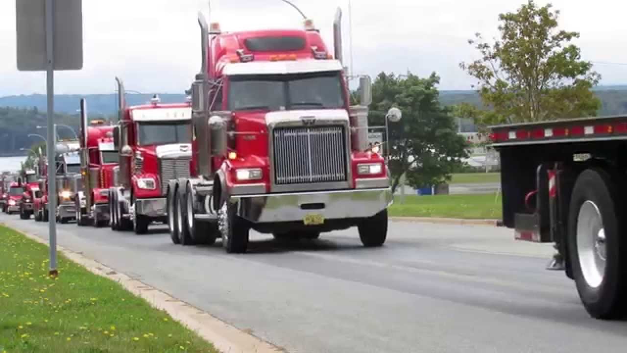Largest Truck Convoy for Special Olympics NS 2015