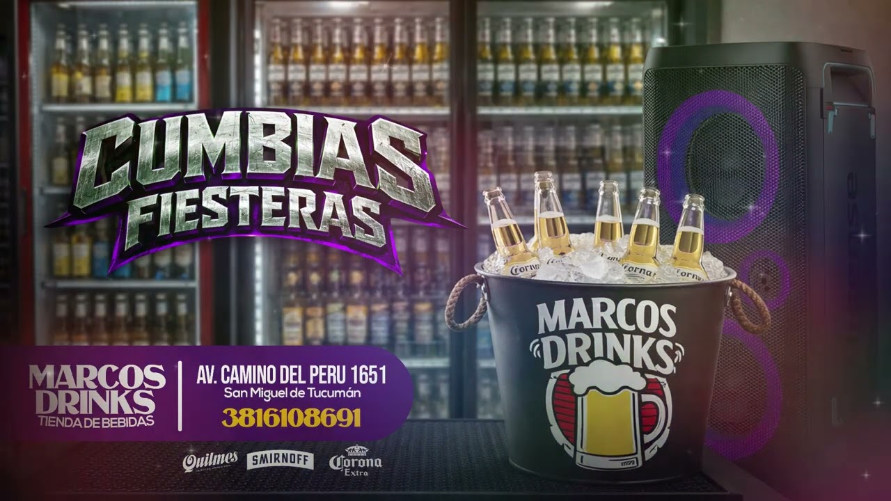 CUMBIAS FIESTERAS La previa con Marcos Drinks (Tienda de Bebidas)