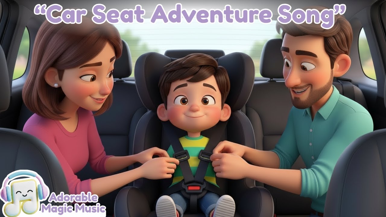 Buckle Up Song | Car Safety for Kids | Toddler Travel Routine