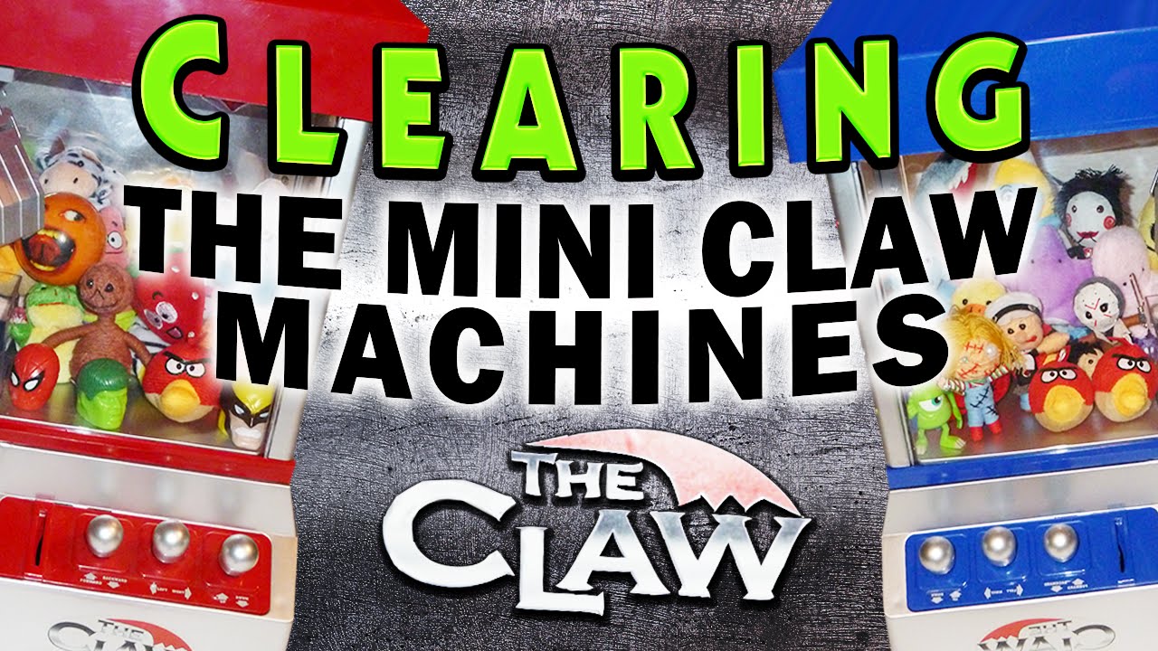 Cleaning Out 2 Toy Claw Machines / Candy Grabbers!