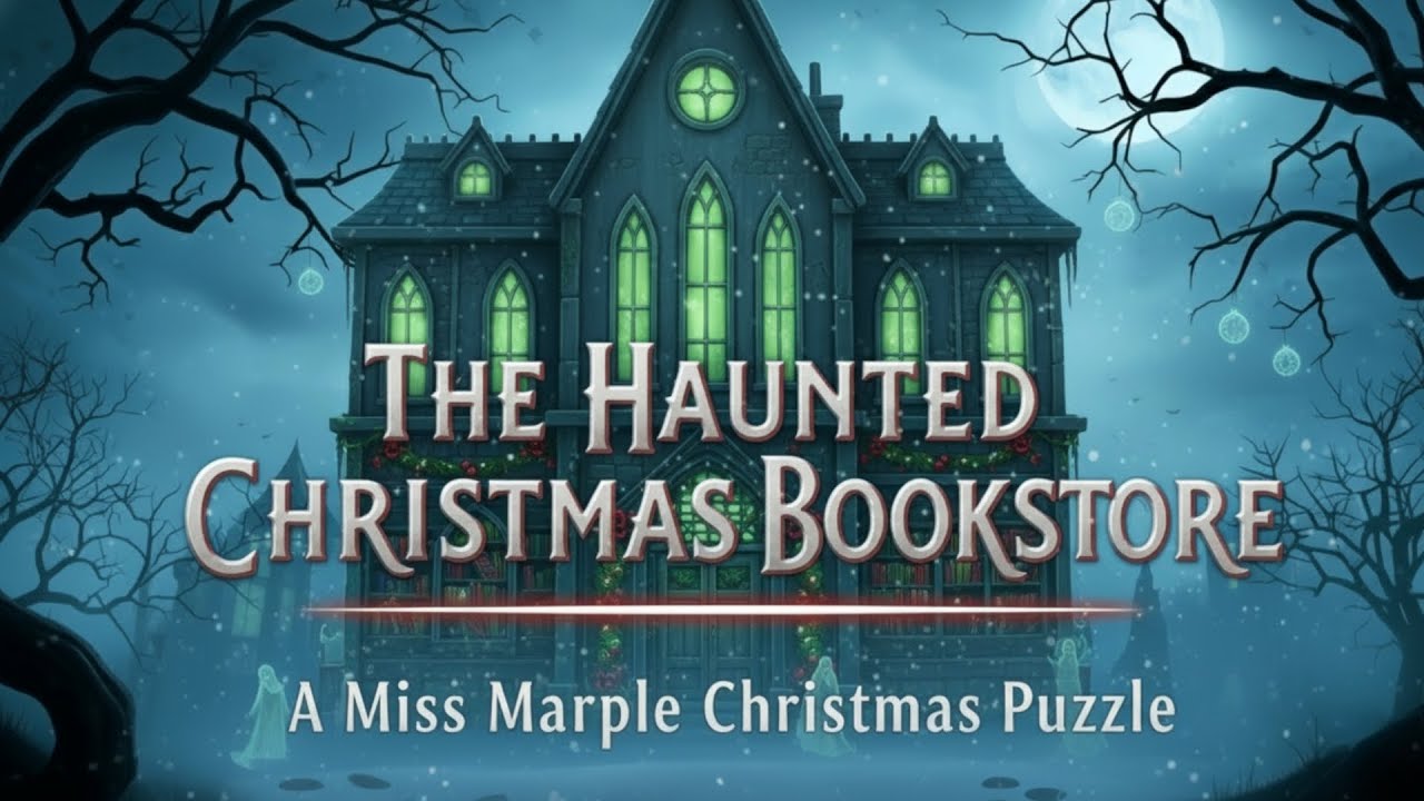 The Haunted Christmas Bookstore | A Miss Marple Christmas Puzzle