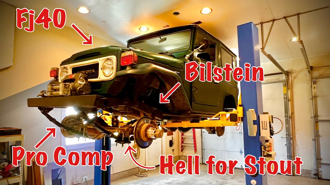 Land Cruiser FJ40 RestoMod // Pro Comp, Hell for Stout & Bilstein Suspension Install