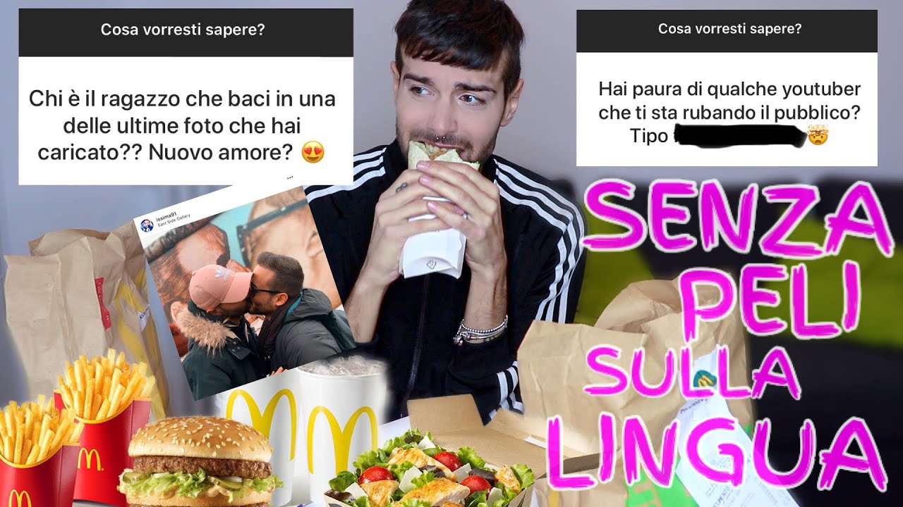 MI INGOZZO DI MC DONALD's RISPONDENDO ALLE VOSTRE DOMANDE IMPERTINENTI! 🍟🍔🥤😅