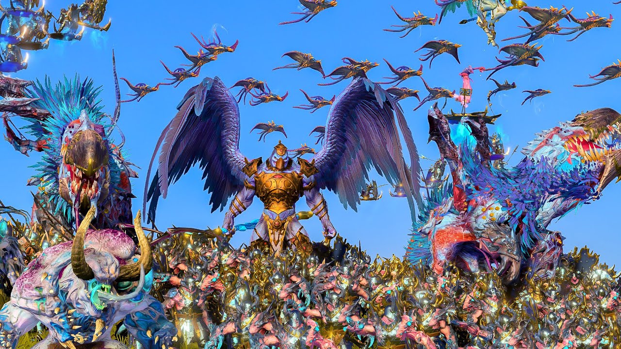 Warhammer Battle - TZEENTCH Vs HIGH ELVES