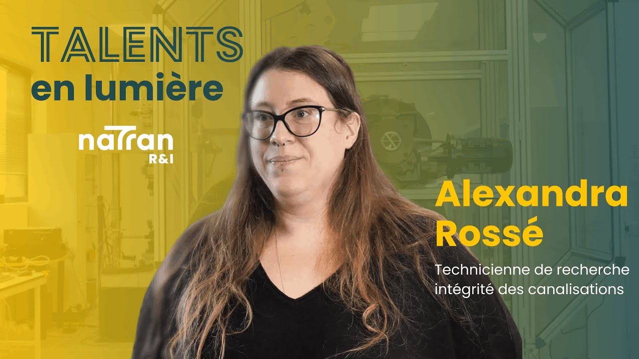 Les talents de NaTran R&I : Alexandra Rossé, Technicienne de recherche Intégrité des Canalisations