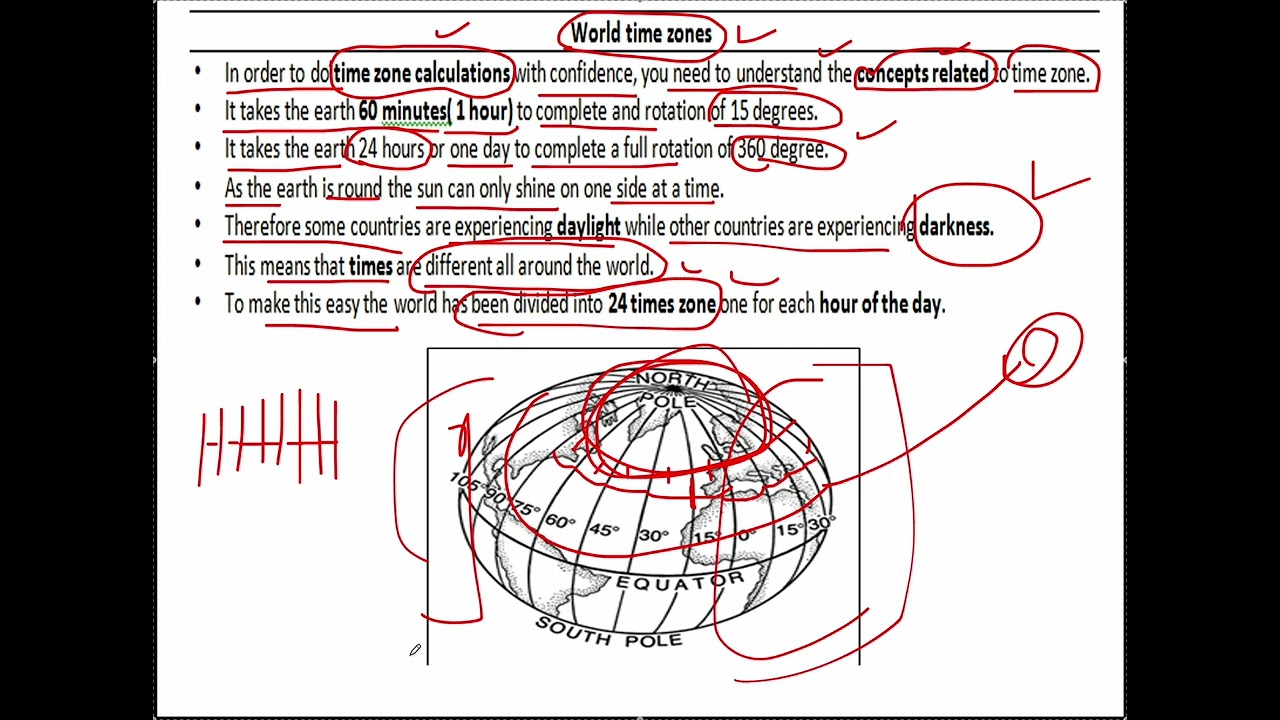 TIMEZONE DEFINITION GRADE 12