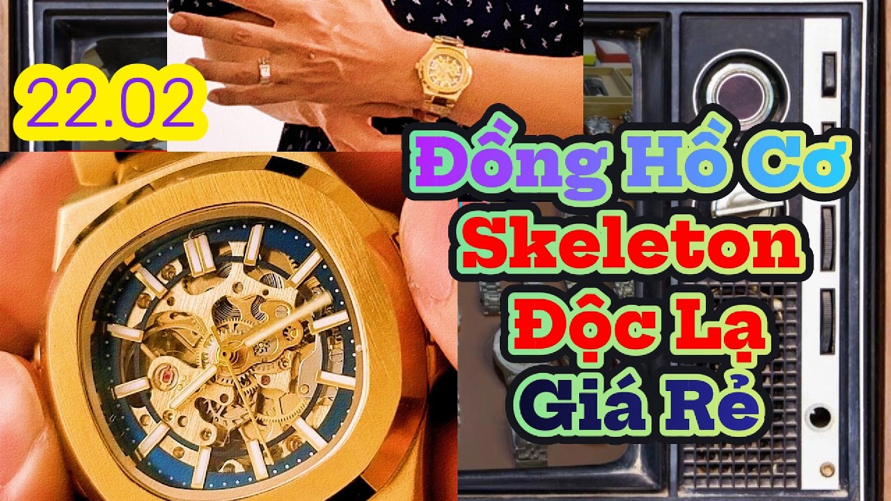 22.02 Mùng 6 Tết - Sales Giao Lưu Đồng Hồ Cơ Giá Rẻ - Chống Nước 3 ATM  | Đồng Hồ Nam Long Shop