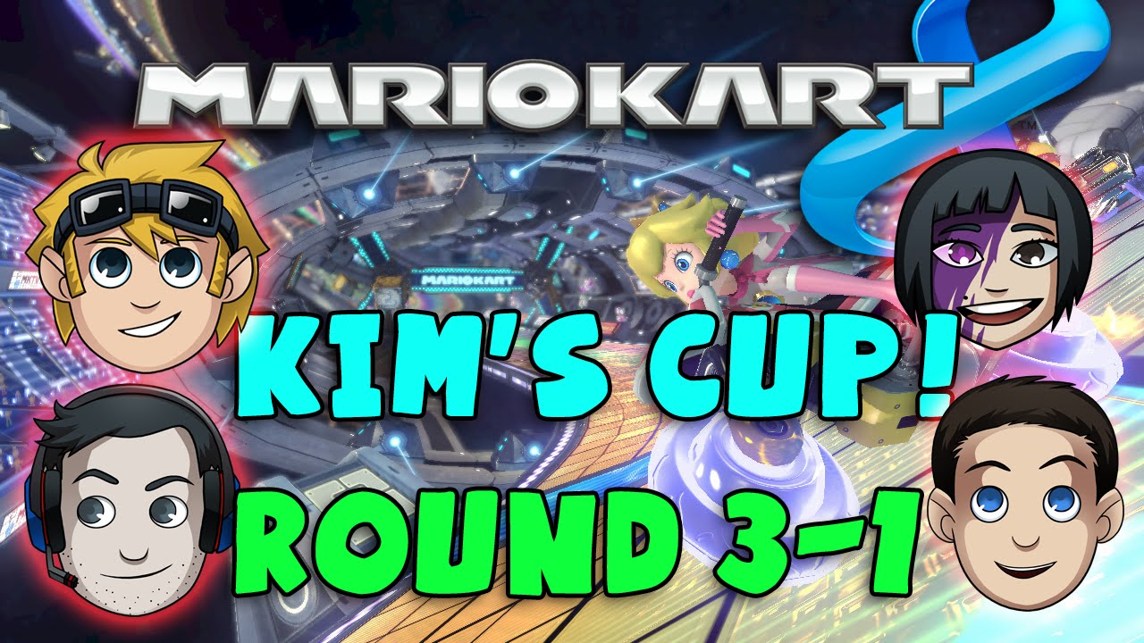 Mario Kart 8: Kim's Cup - Round 3-1 with Sips, Duncan, Ross & Kim!