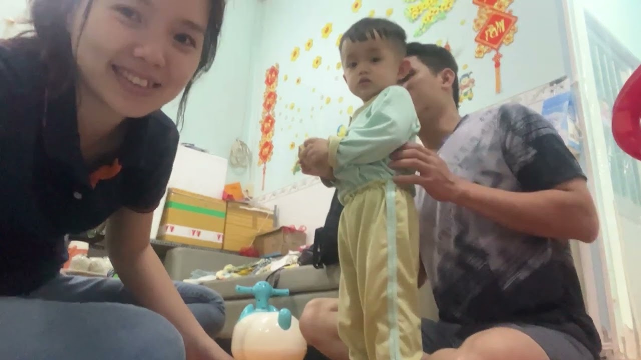 Chúc sinh nhật mẹ đồ 😂😂😂#baby #cute 