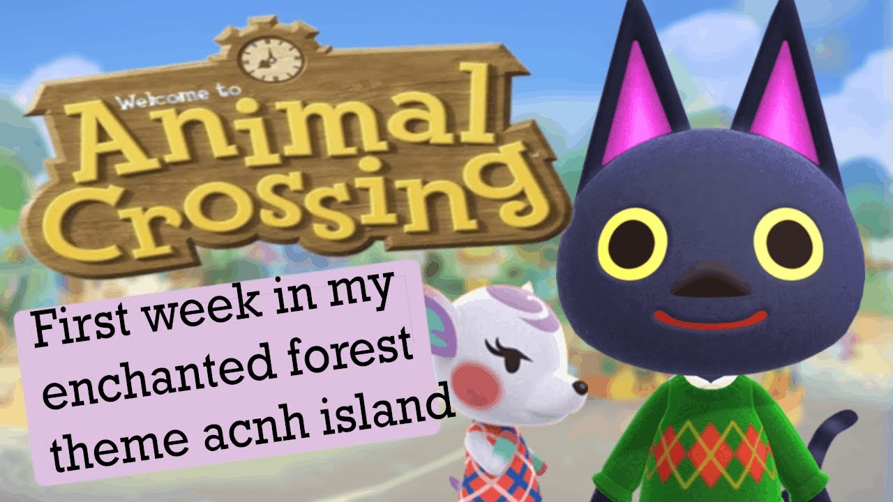 My first week on my enchanted forest acnh island