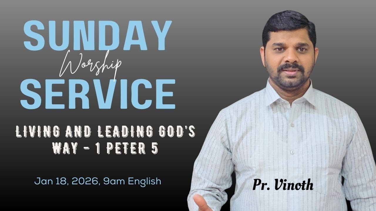 🔴 Live Sunday Service | Living & Leading God’s Way | 1 Peter 5 | Life Redeeming Ministries