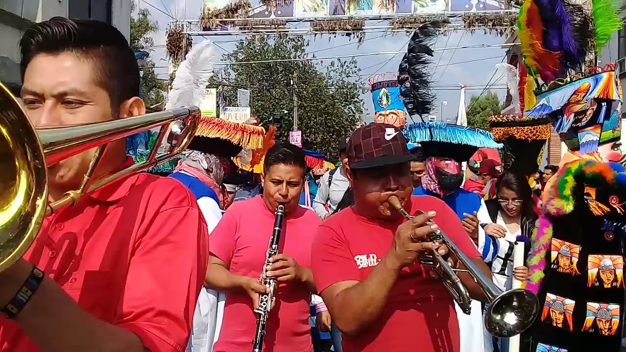 Chinelos Xalatlaco 2019 Banda La Santisíma de Tepoztlán Morelos