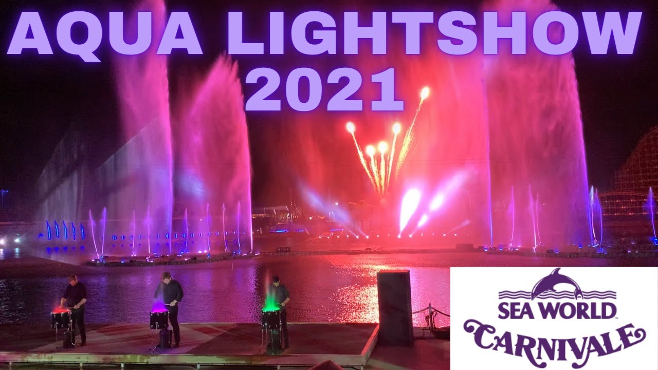 SeaWorld Aqua Lighshow Carnivale 2021 - Gold Coast Australia