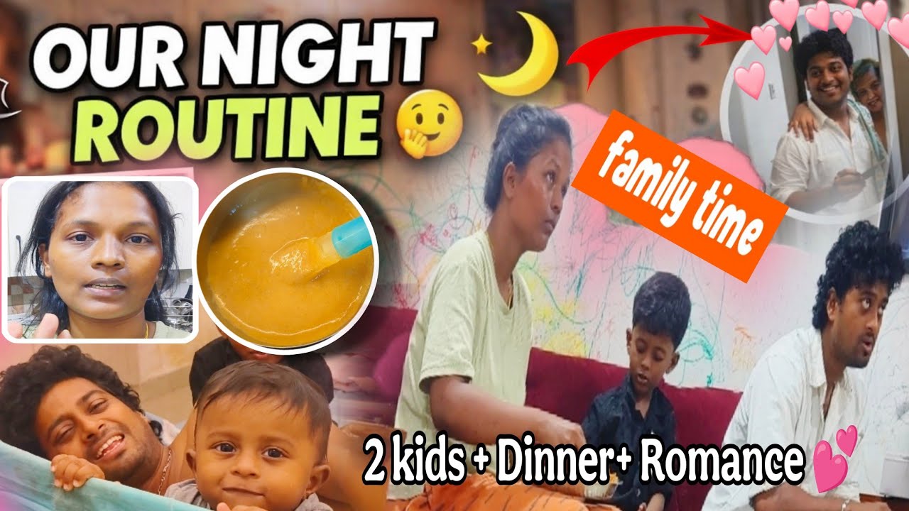 Our Crazy Night Routine With 2 Kids 😅 | Mom Life| Bharya Vlogs