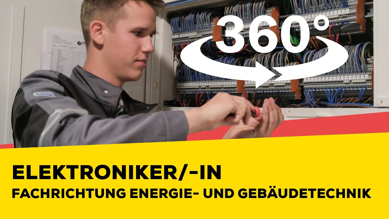 Elektroniker/-in für Energie- und Gebäudetechnik | Ausbildung in 360°| Dein erster Tag | E-Zubis