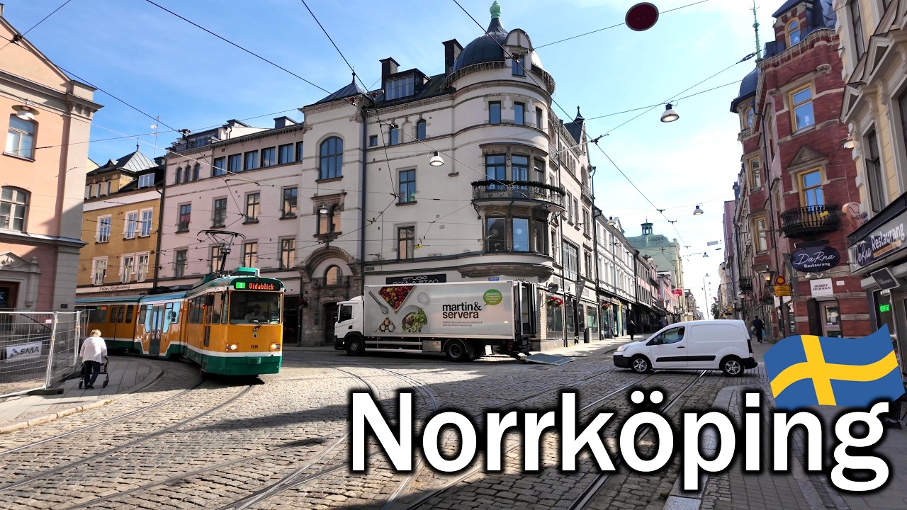 Sweden, walking tour of Norrk&ouml;ping
