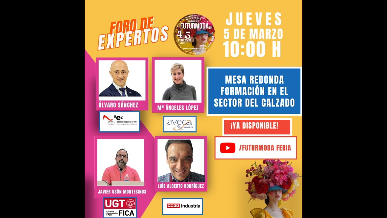 MESA REDONDA FORMACIÓN EN EL SECTOR DEL CALZADO