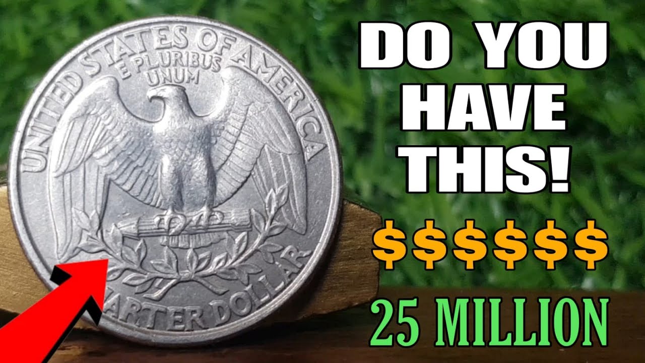 Retire Early! Look for This Rare  P Washington Quarter dollar coin in Your Pocket Change! - YouTube