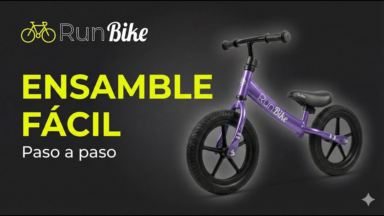 Cómo armar tu bicicleta de equilibrio RunBike en 5 minutos | Guía Paso a Paso