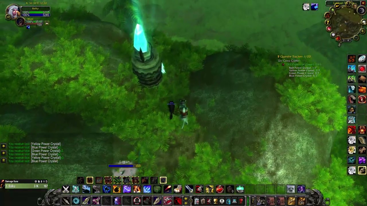 Crystals of Power (WOW classic quest)