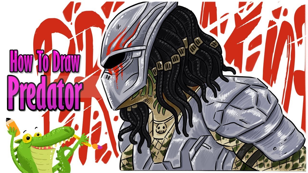 how to draw Predator