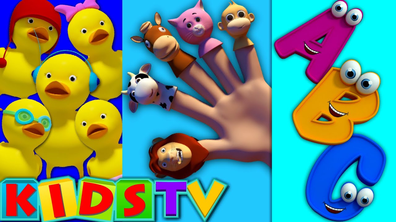 Five Little Ducks | Finger Family | Abc Songs Rhymes For kids | Video For Toddlers by kids tv