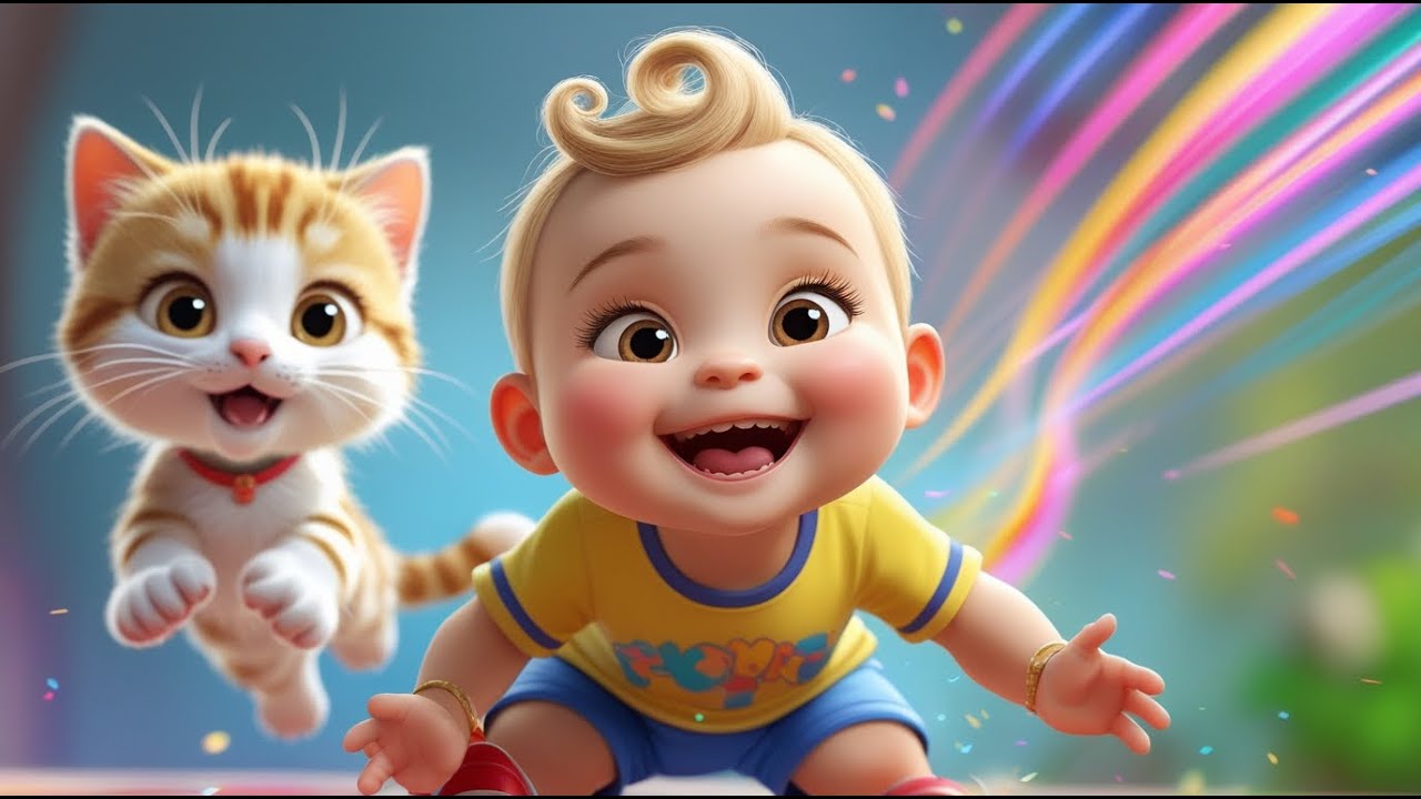 Kitten Rings Bicycle Bell | Cute Kitten Song for Kids | Fun Riding Adventure Rhyme