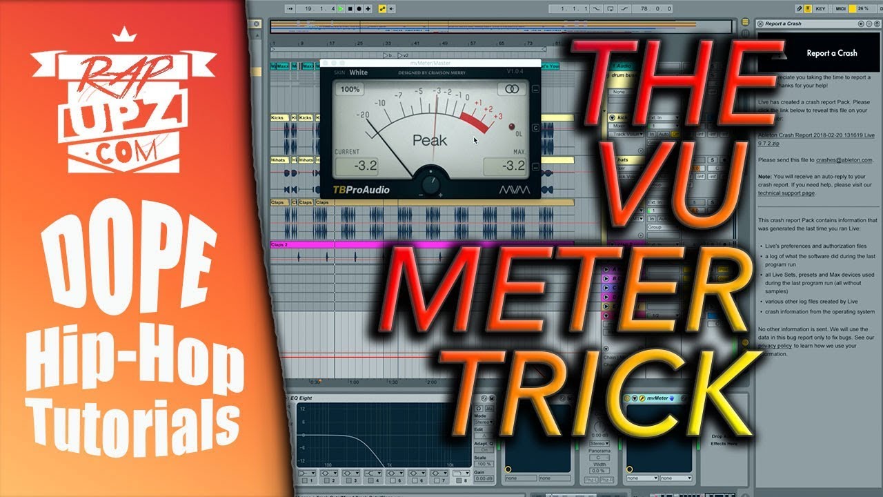 Cool VU meter trick for your kick and bass