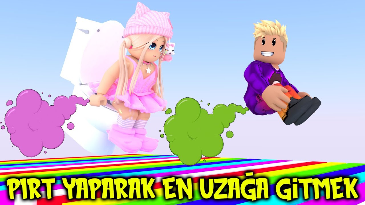 Pırt Yaparak En Uzağa Gitme Yarışması | Roblox Fart Race