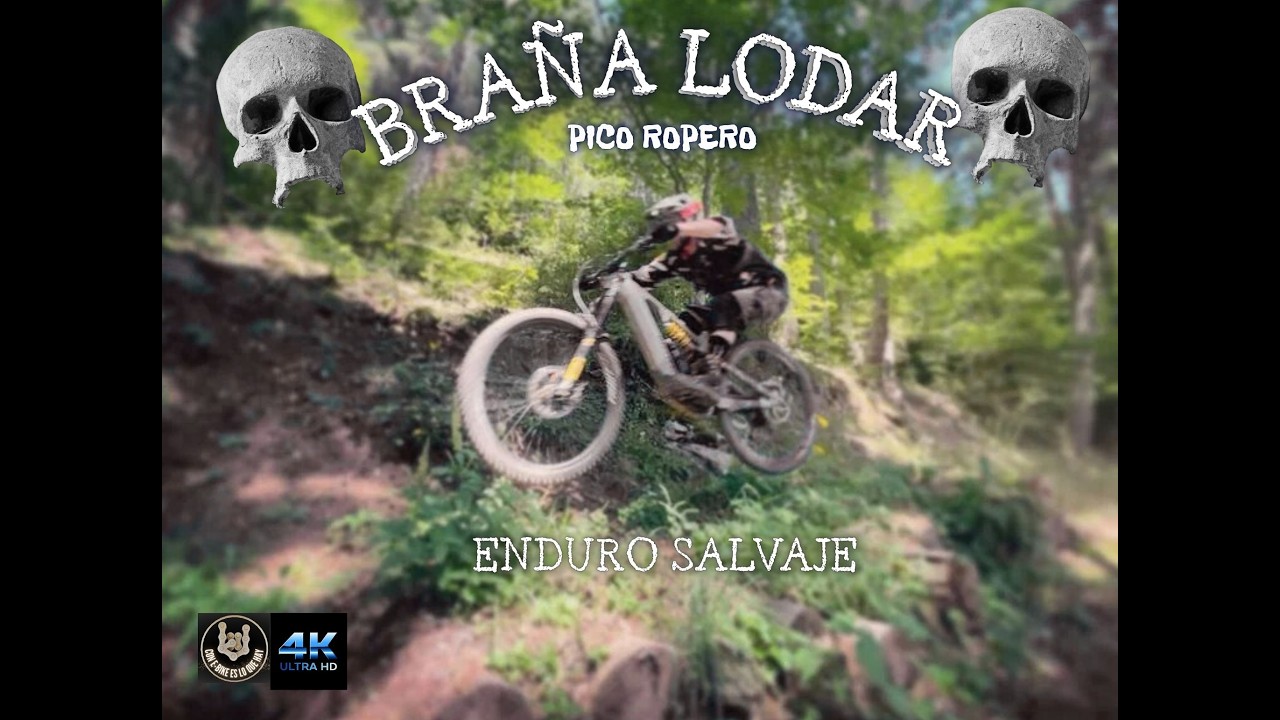 BRAÑA LODAR   ENDURO MTB BESTIAL BAJADA COMPLETA POV E BIKE CANTABRIA HAYEDO