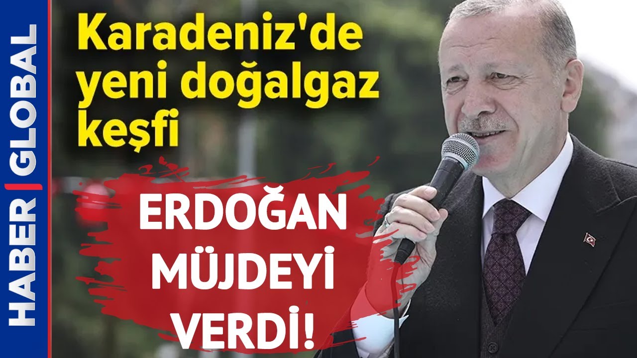 Erdoğan M&uuml;jdeyi A&ccedil;ıkladı! ''135 Milyar Metrek&uuml;pl&uuml;k Doğalgaz Keşfedildi!''