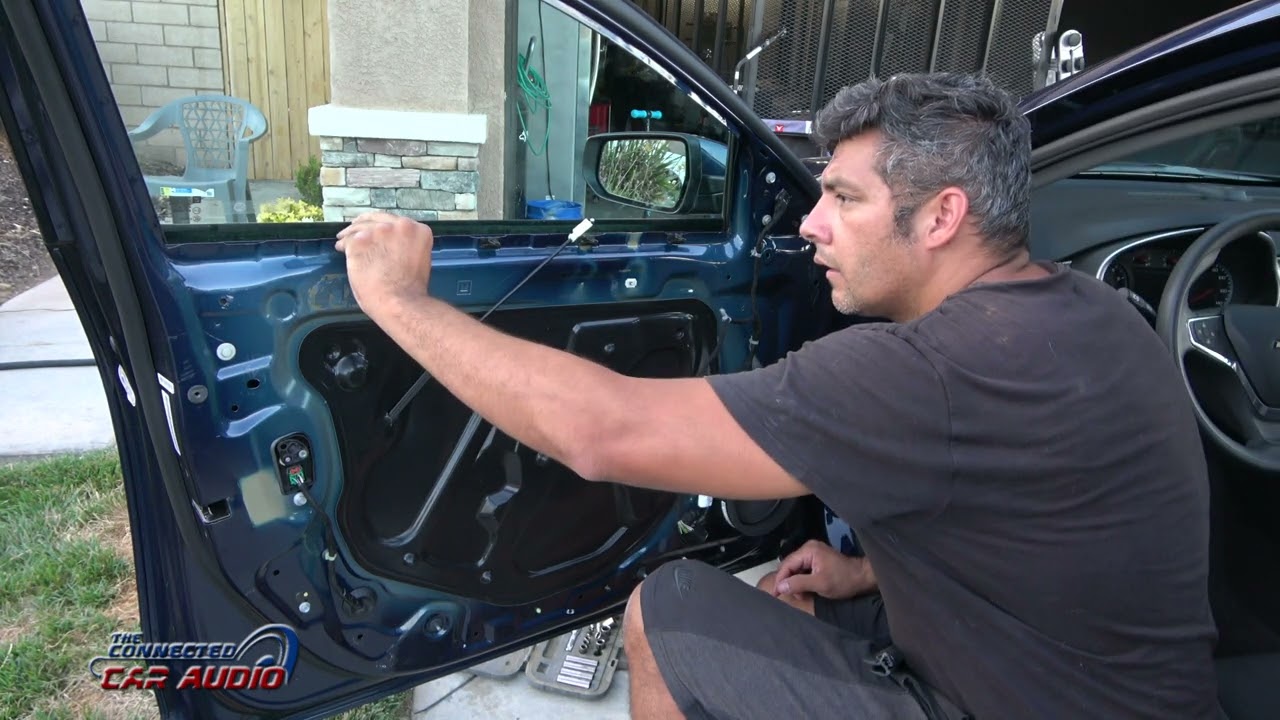 how to remove door panel speaker chevy Malibu 2016 and up