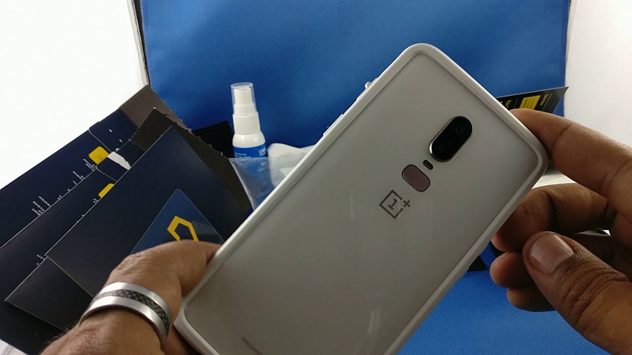 Oneplus 6 Rhinoshield full coverage.