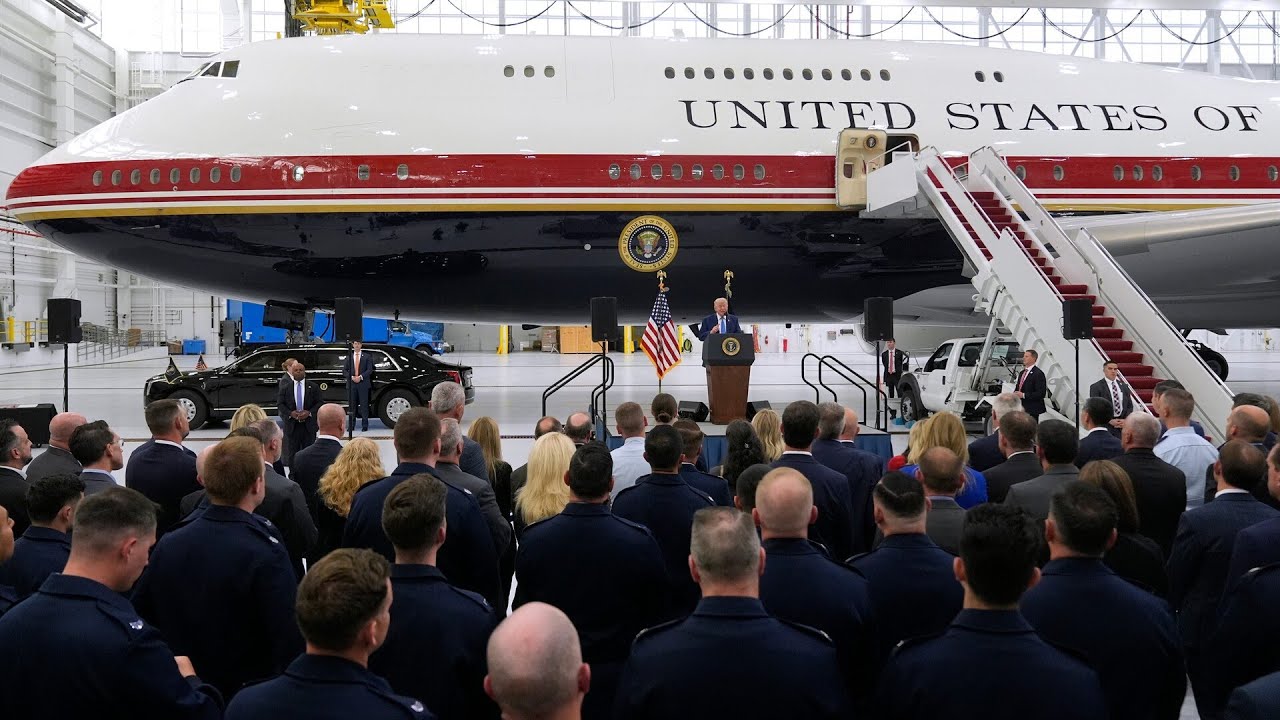 Trump unveils new Air Force One gifted by Qatar
