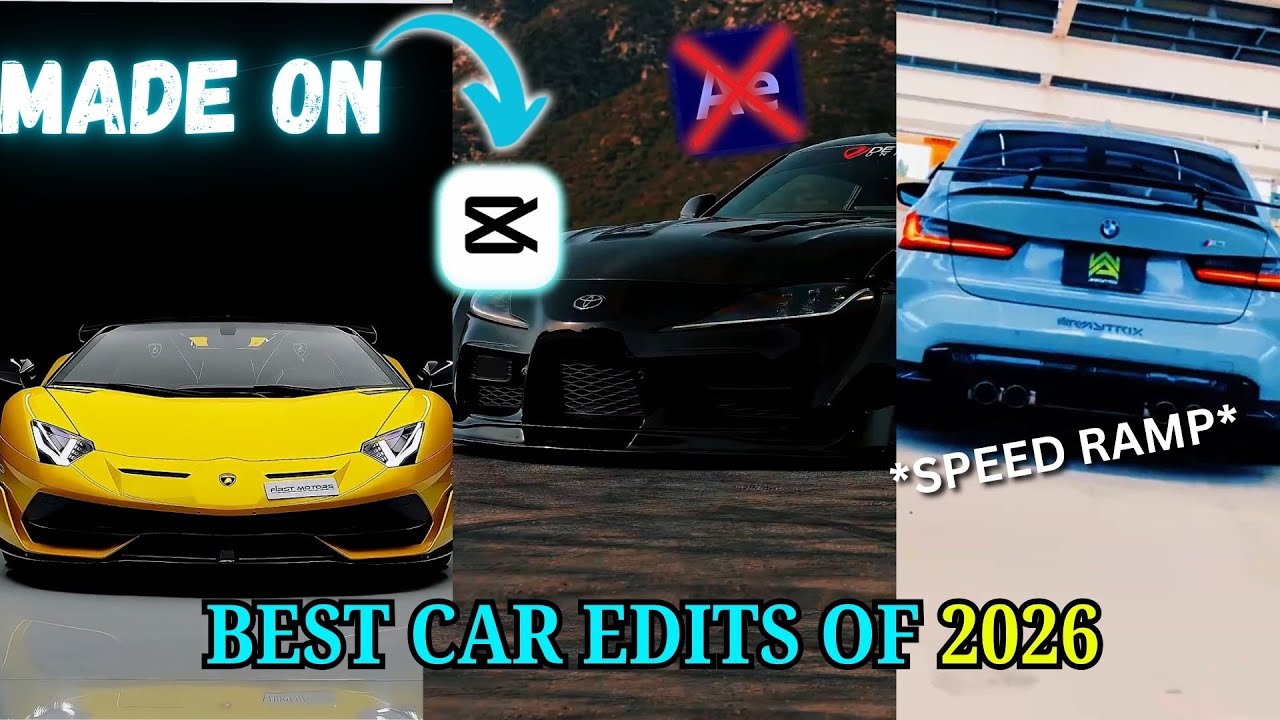 Best 4K CAPCUT Car Edits Of 2026 - Car Edits COMPILATION - Speed Ramp - Shake Edits -SABIH KA GARAGE