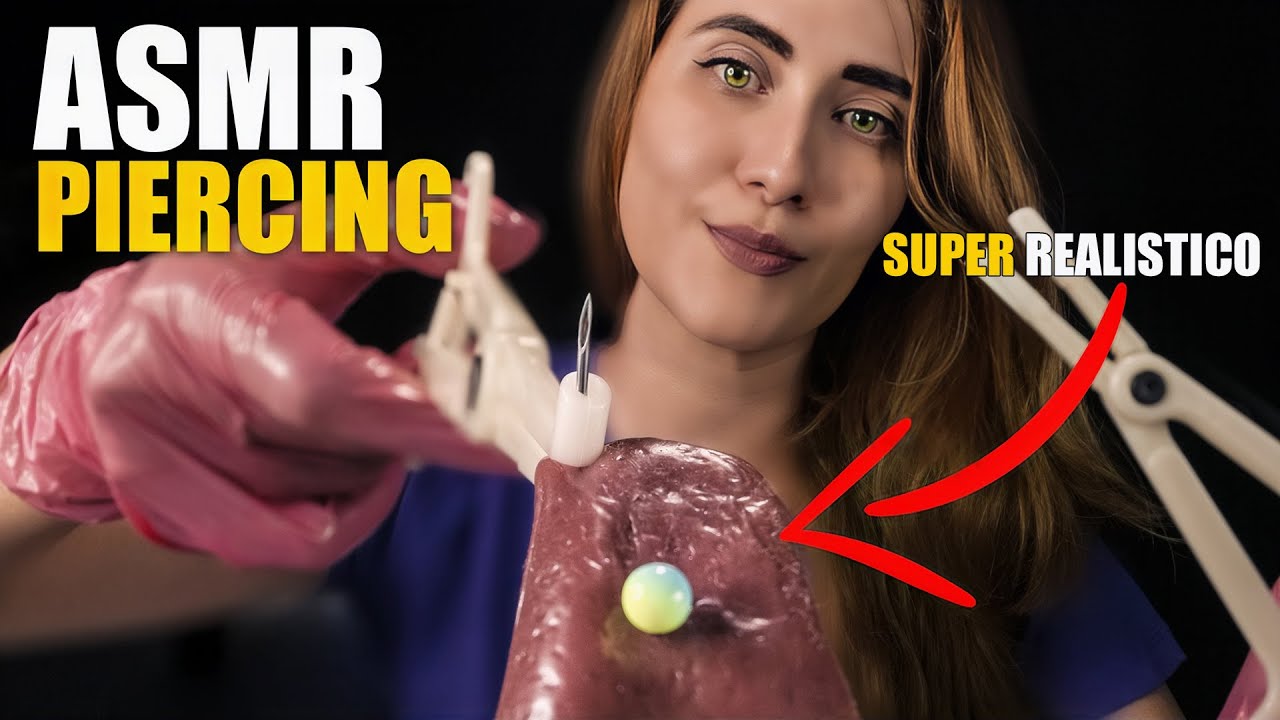 ASMR Roleplay : Piercing realistico sulla lingua  | Asmr Ita | Asmr with Sasha