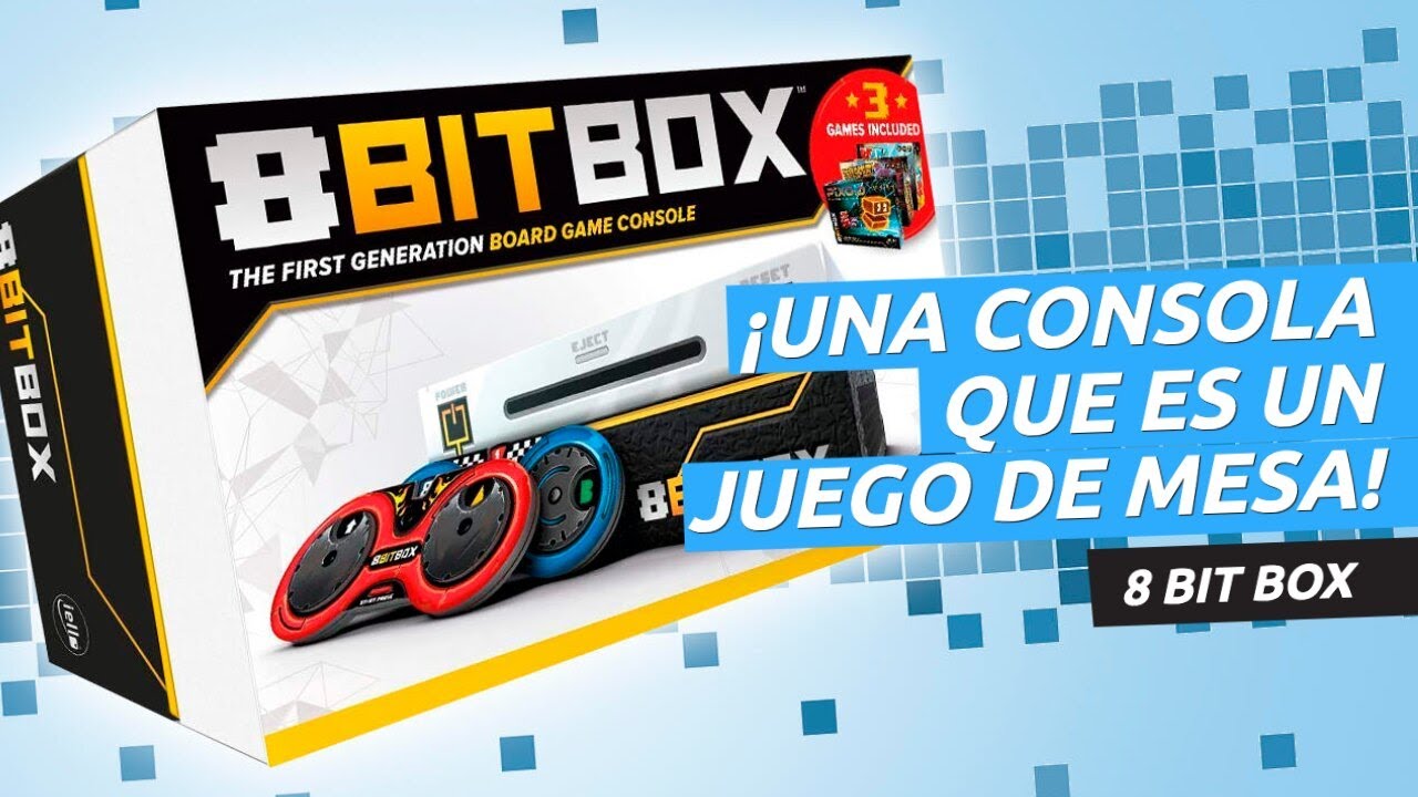 Conoce 8 Bit Box. ¿Es una consola? ¿Es un juego de mesa? ¡Qué curioso!
