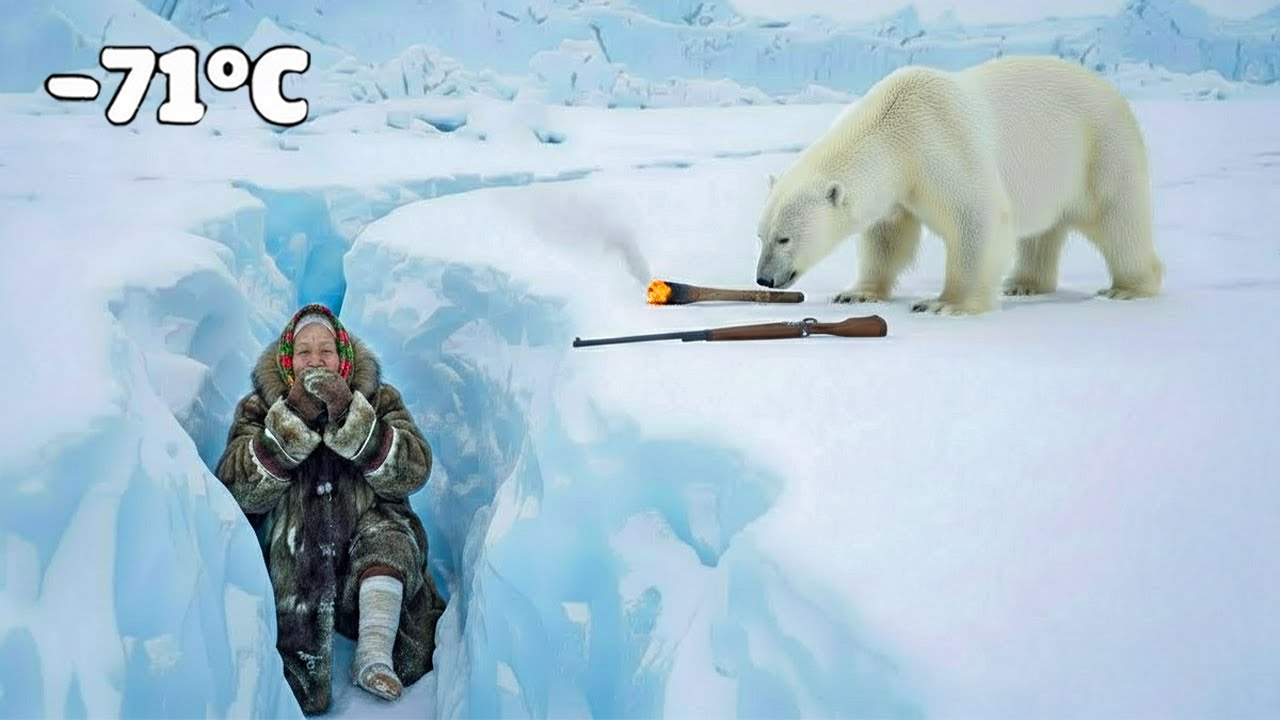 Extreme Survival At -71&deg;C A 90-Year-Old Woman In Yakutia Hides As A Polar Bear Passes